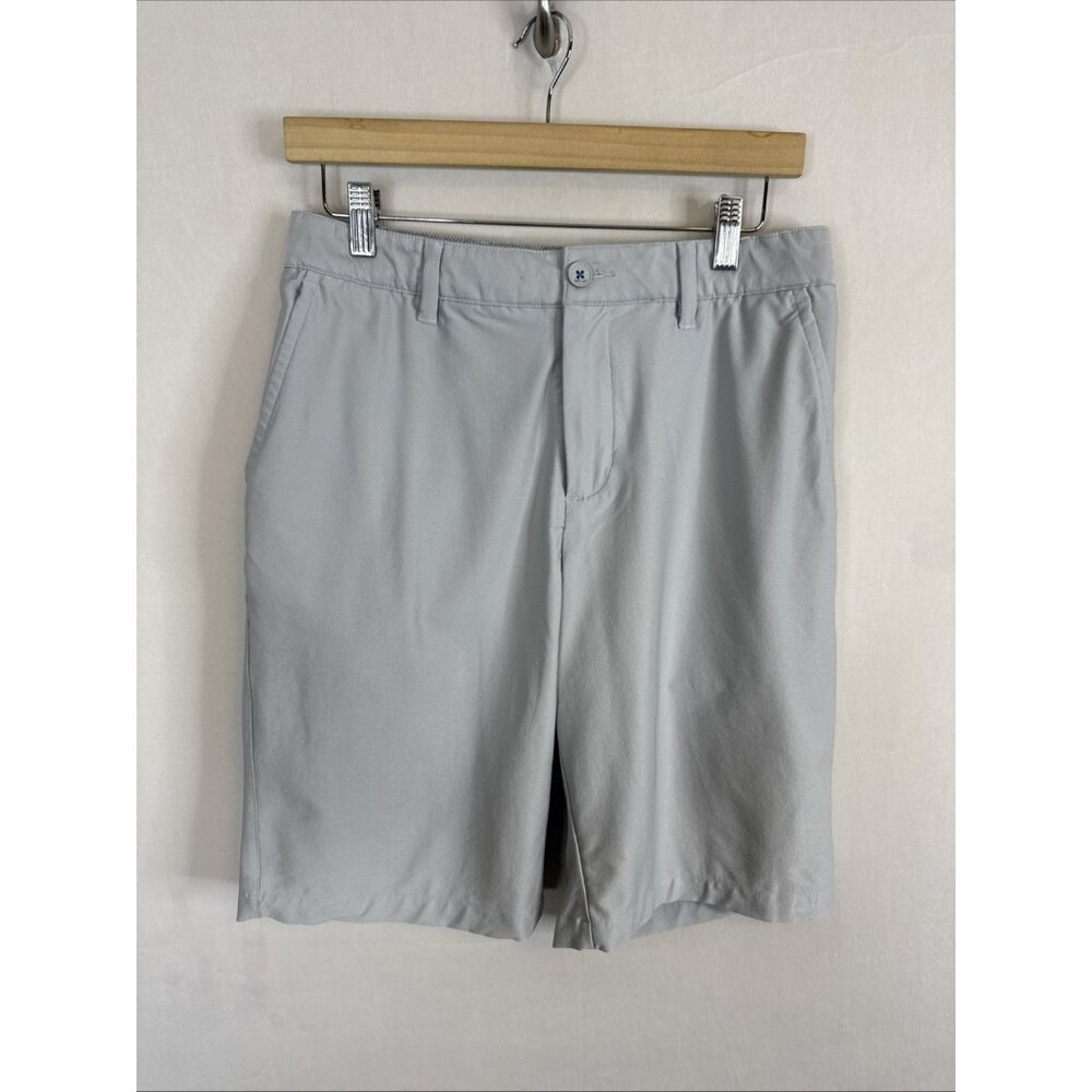 Adidas Adipure Golf Shorts Mens 30 Gray Performance Stretch Flat Front